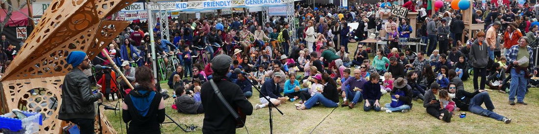 New audience sizes at Maker Faire, recent rallies mark  transition for Pedal Powered Stage
