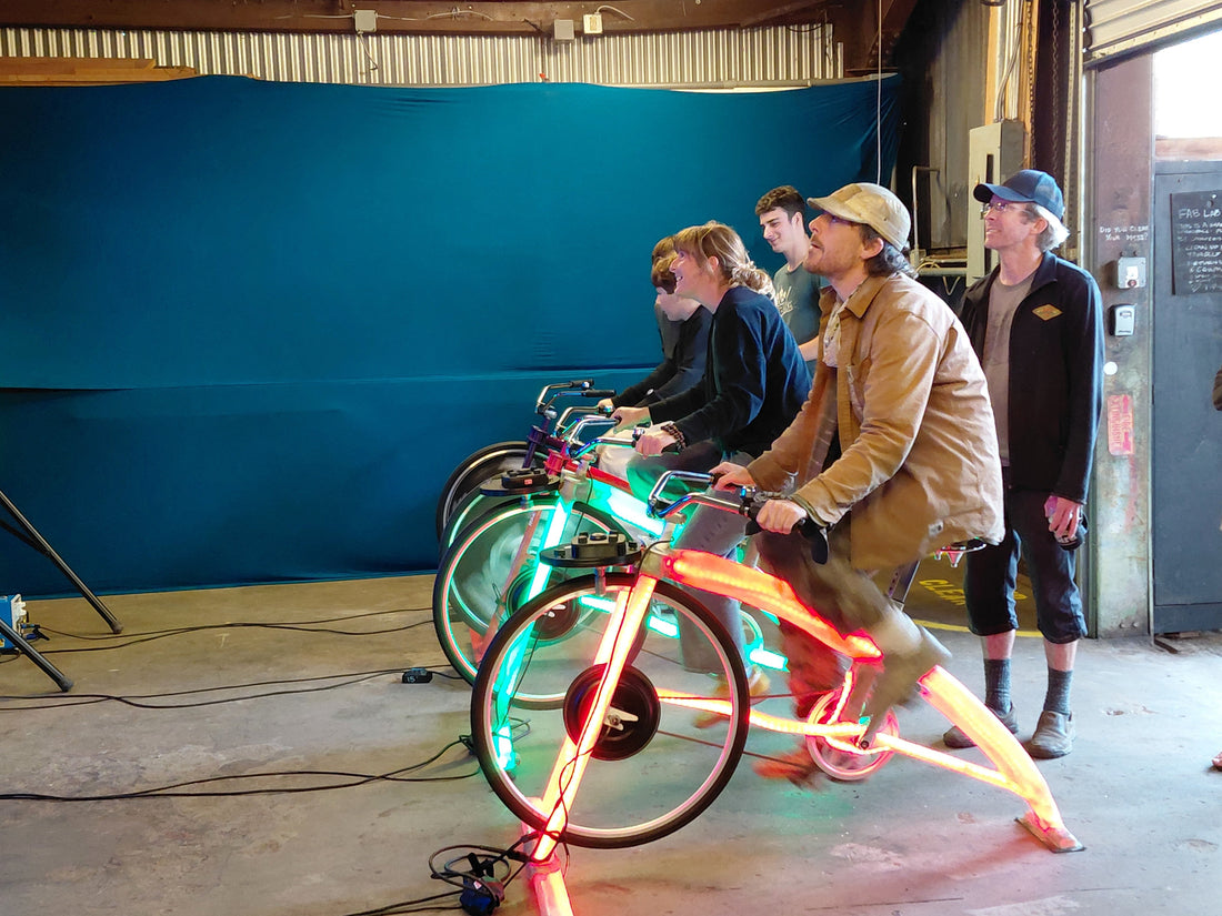 Light Up Your Night with the Ectoplasmic Bike