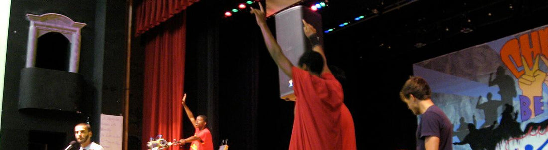 Pedal Powering Youth Speaks assembly at Lincoln High School