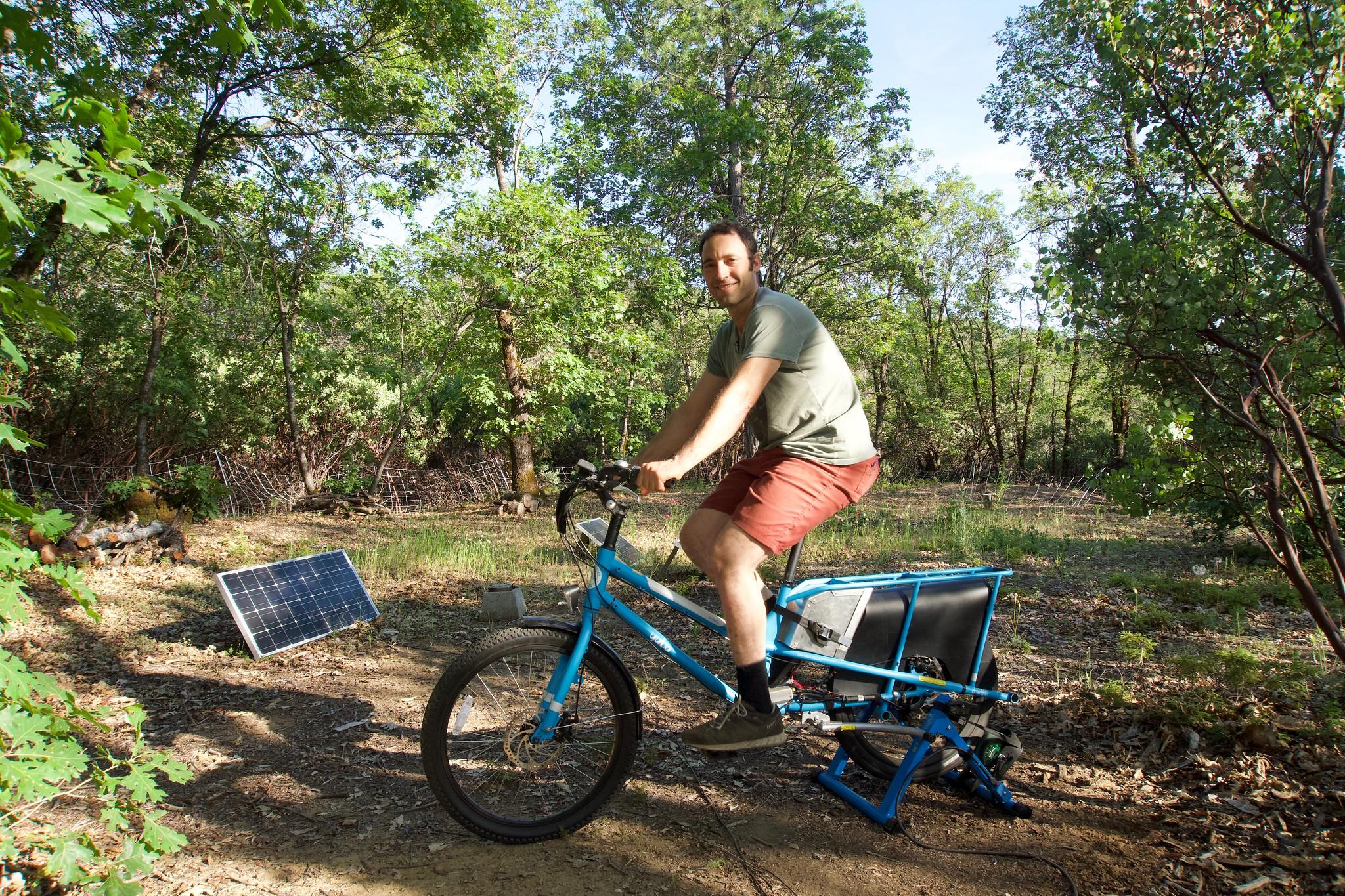 Pedal power for outage preparation