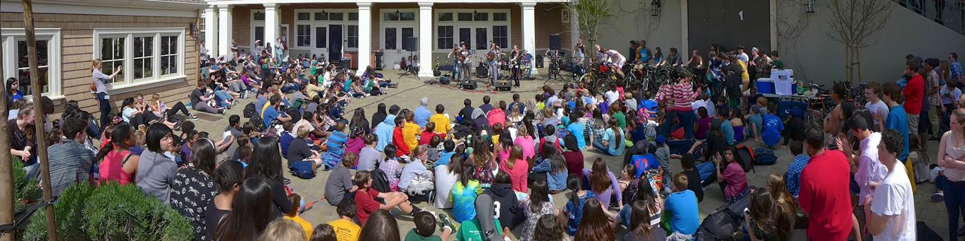 Pedal Powered Presentations at Schools