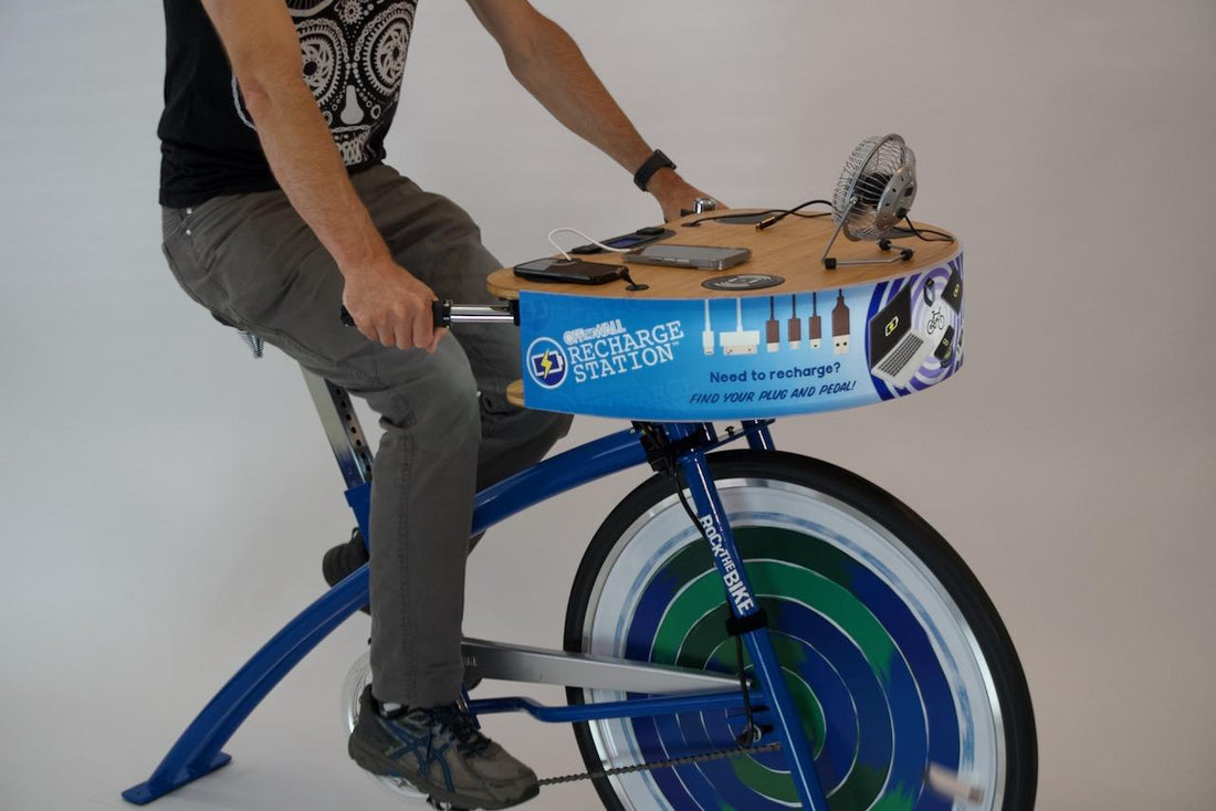 Pedal Powered Recharge Station