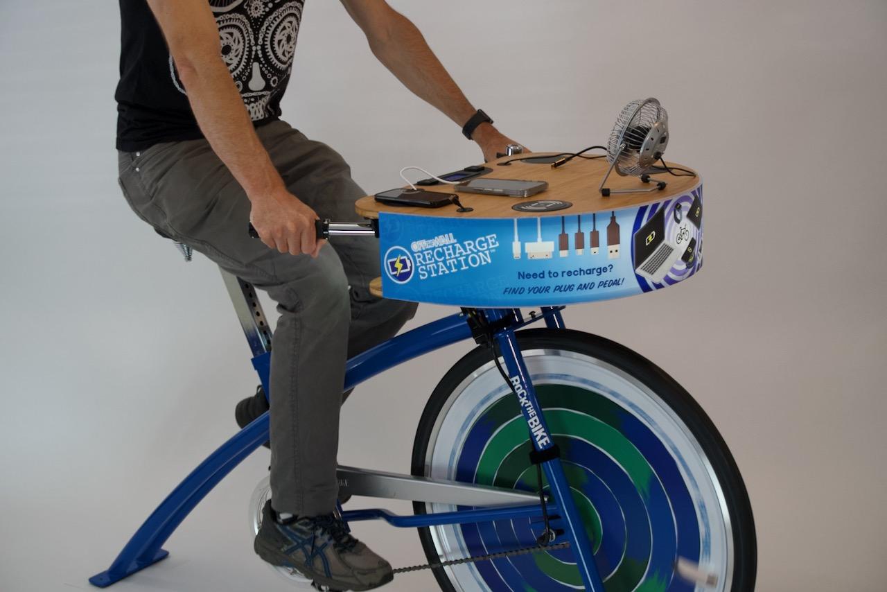 Pedal Powered Recharge Station