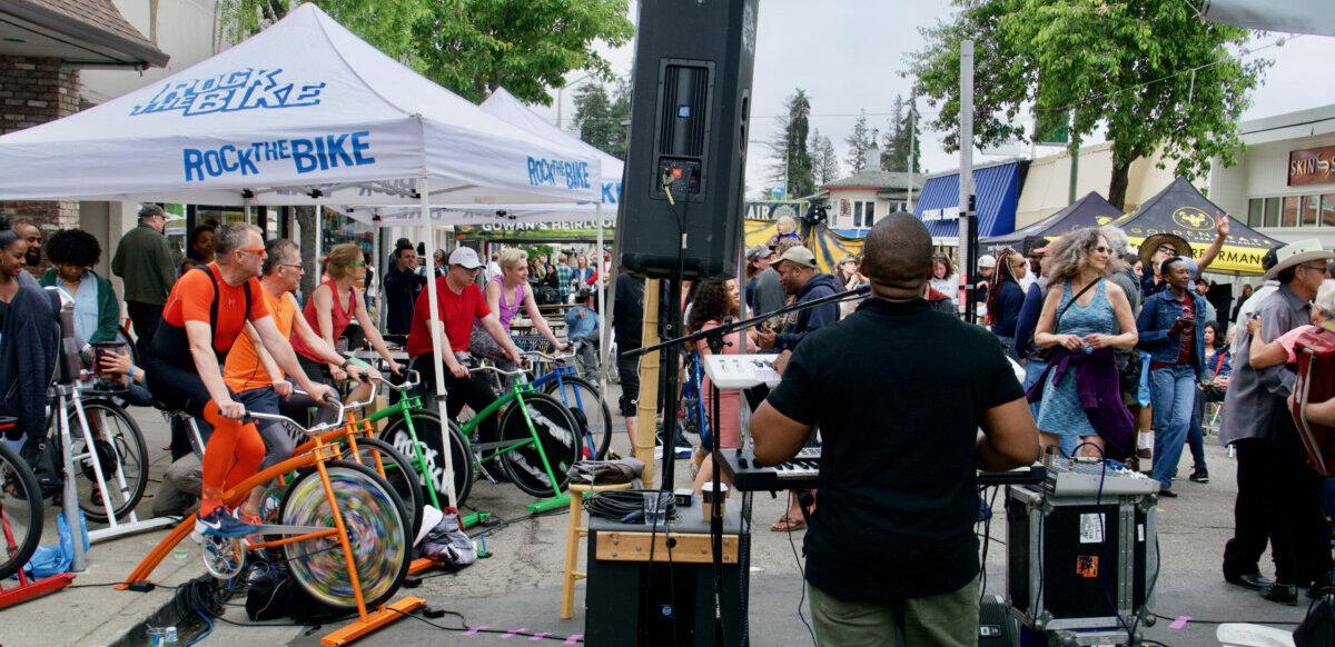 Andre Thierry Live and Pedal Powered at the 2019 Montclair Beer Wine & Music Fest