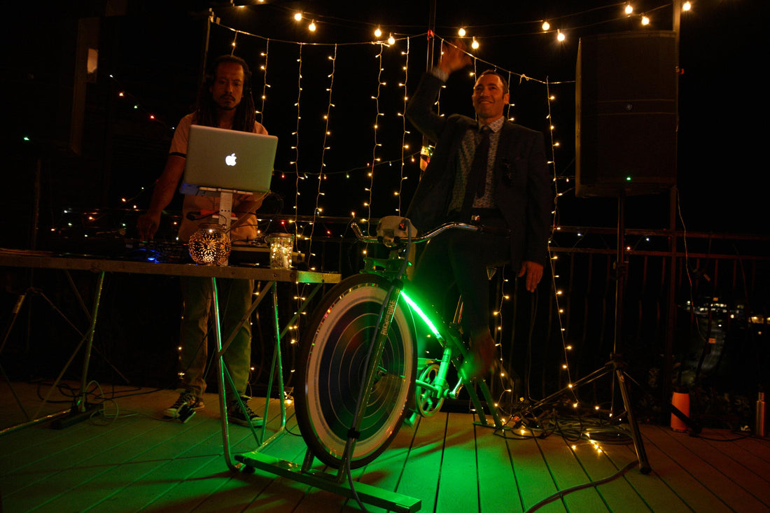 Pedal Powered DJ Booth