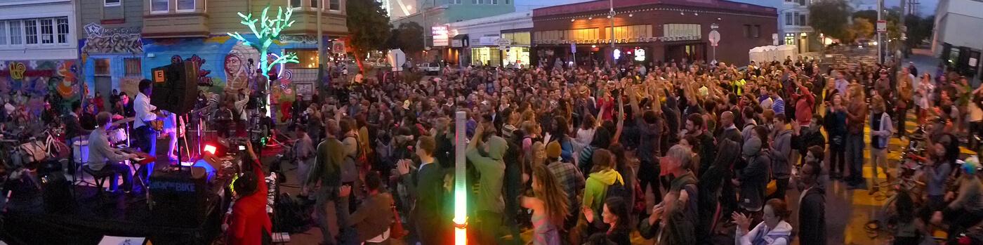 Nice writeup of SF's human powered music scene in World Changing