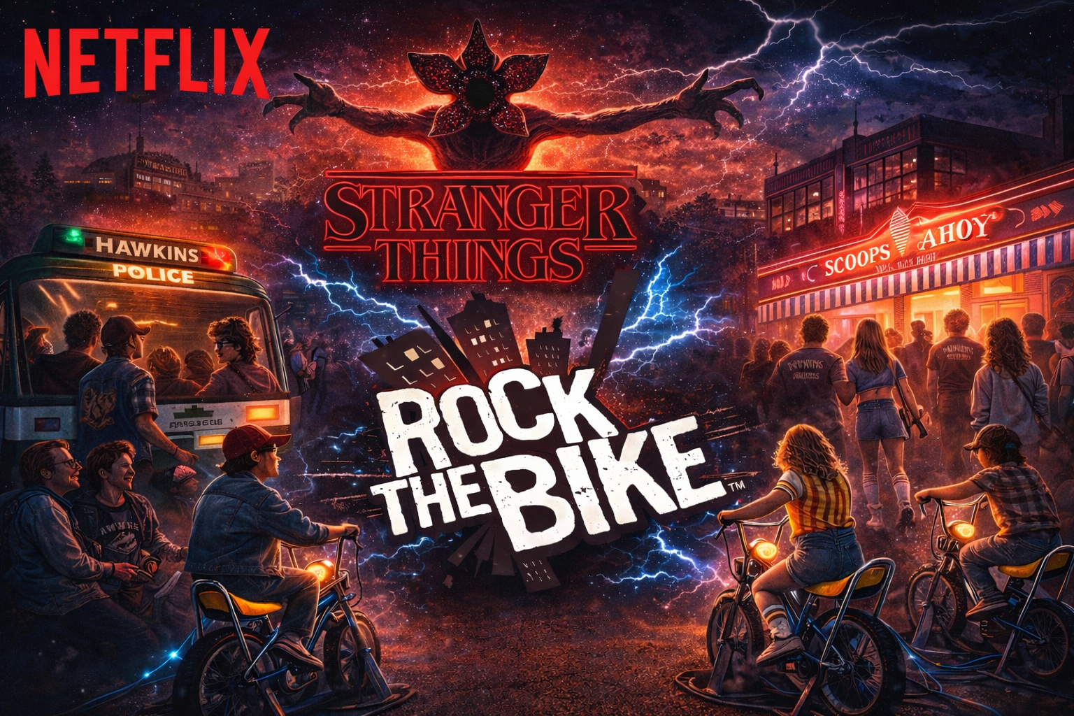 Netflix and Stranger Things!