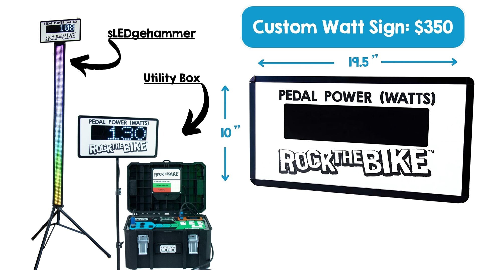pedal watt sLEDgehammer 2.0