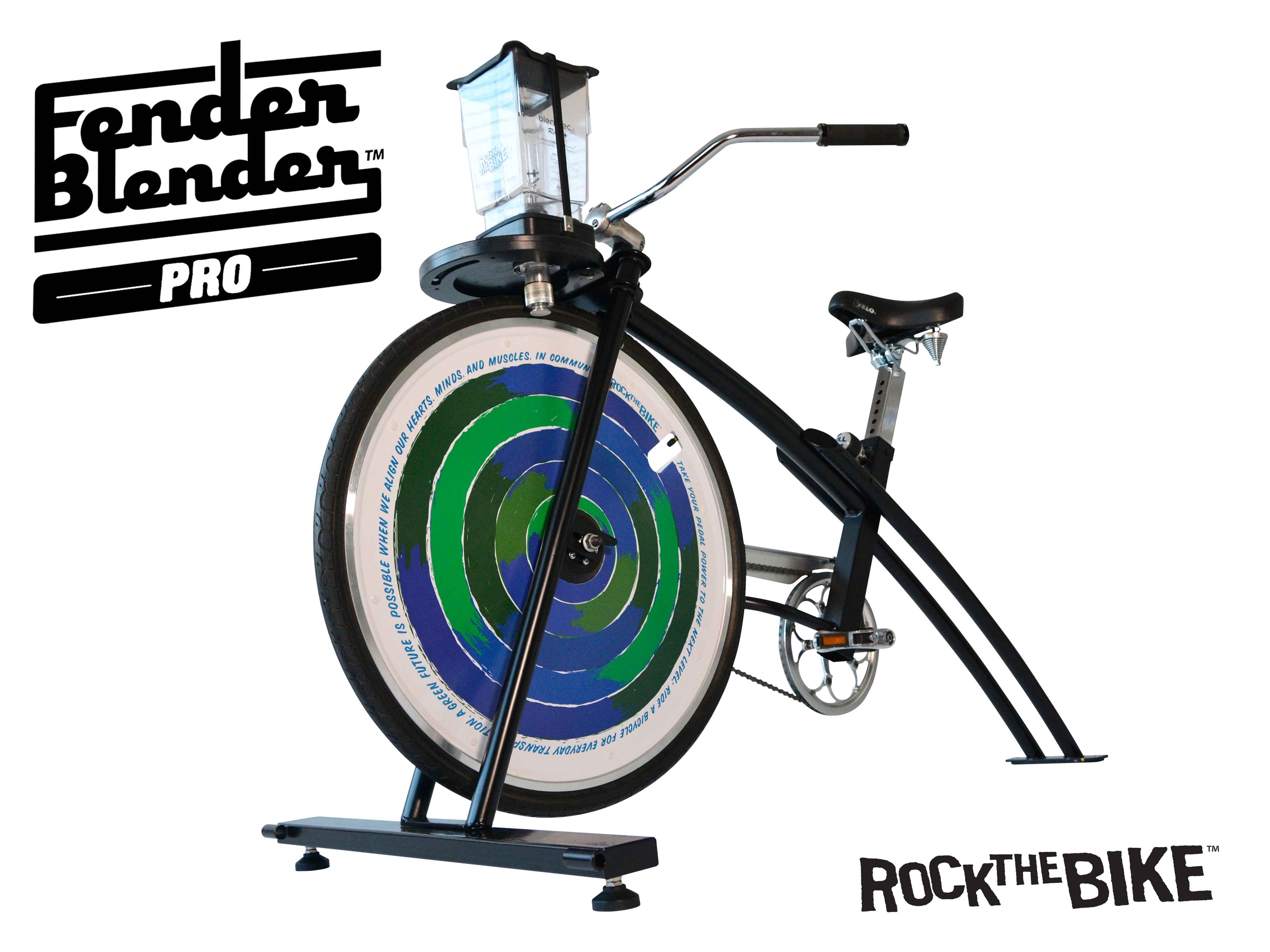 Fender Blender Pro™ Bike Blender | Pedal-Powered Smoothie Bike for Events, Education & Promotions