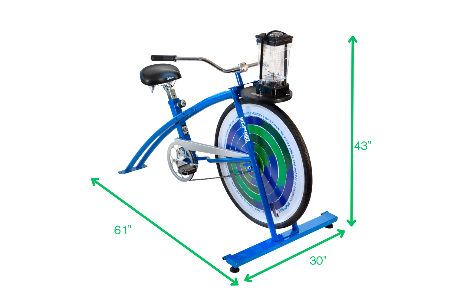 Fender Blender Pro™ Bike Blender | Pedal-Powered Smoothie Bike for Events, Education & Promotions