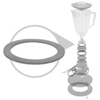 Pitcher Blade and Rubber Gasket - Oster Compatible