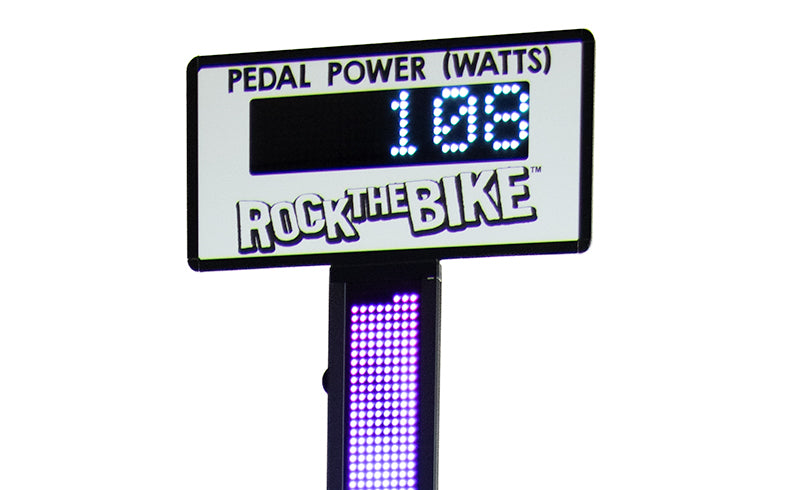 sLEDgehammer 2.0 - Interactive Pedal Power Light-Up Strength Challenge