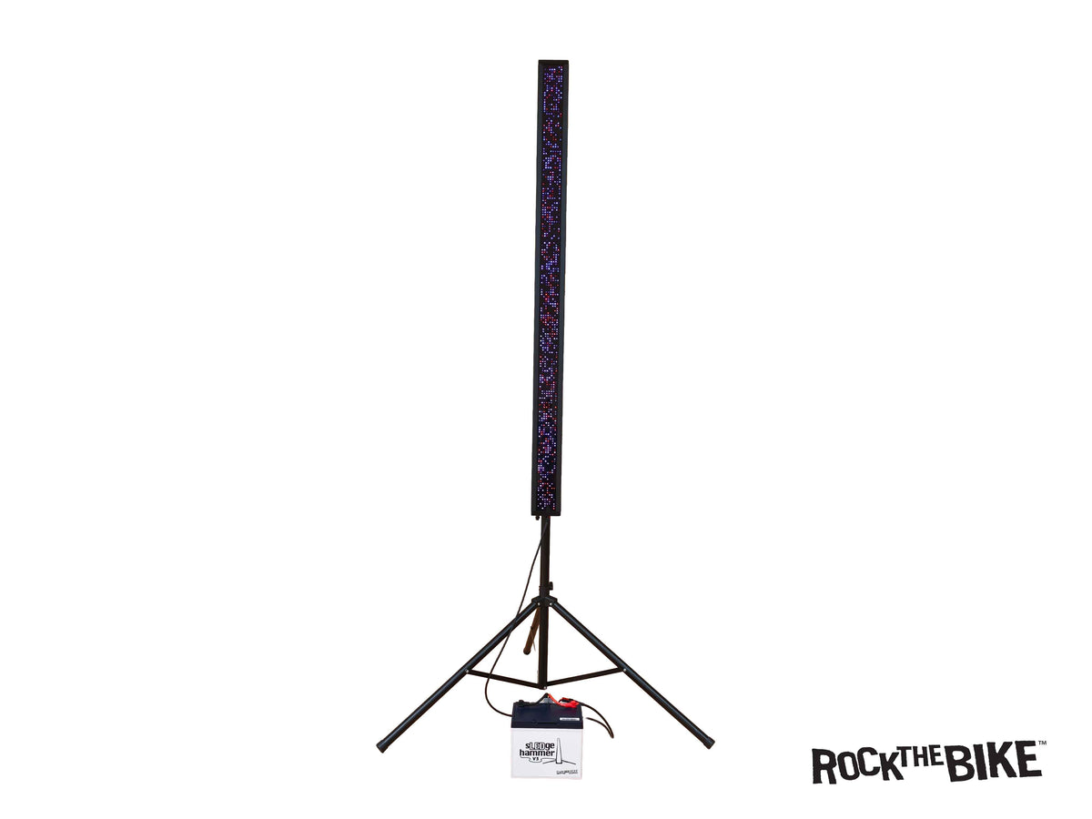 sLEDgehammer v3 Pro - Complete Activity - Interactive Pedal Power Light-Up Strength Challenge