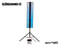sLEDgehammer v3 - Interactive Pedal Power Light-Up Strength Challenge