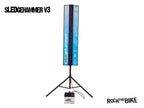 sLEDgehammer v3 - Interactive Pedal Power Light-Up Strength Challenge